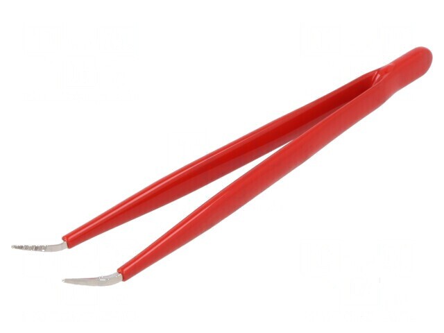 Pensetă curbată 150mm - V&acirc;rf ascuțit
