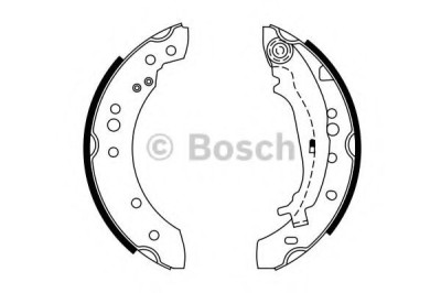 Set saboti frana MITSUBISHI COLT VI (Z3, Z2) (2002 - 2012) BOSCH 0 986 487 746 foto