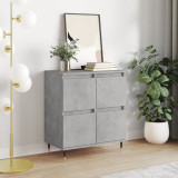 VidaXL Servantă, gri beton, 60x35x70 cm, lemn prelucrat