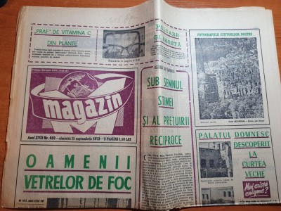 magazin 15 septembrie 1973-palatul domnesc descoperit la curtea veche foto