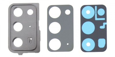 Geam Camera Samsung Note 20, N980, Note 20 5G, N981, Gray + Rama foto