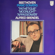 Vinil Beethoven – Piano Sonatas ("Pathétique", "Moonlight", "Appasionata") (NM)