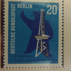 Serie timbre nestampilate Germania Berlin Vest MNH Berlin West