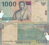 2000, 1.000 rupiah (P-141a) - Indonezia