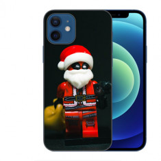 Husa iPhone 12 Silicon Gel Tpu Model Craciun Deadpool Lego Santa Claus foto