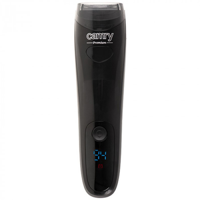 Trimmer pentru barba Camry, acumulator, ecran LCD, 4 lungimi de taiere