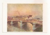 FA102 -Carte Postala- ANGLIA - Camille Pizzarro, A bridge at Rouen - Birmingham Museum, necirculata