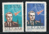 Vietnam 1961 Mi 181/82 MNH - Al doilea zbor spatial al germanului Titow, Nestampilat