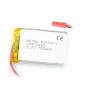 Acumulator Lithium Poliymer 06033 750mAh 1S 3.7V conector JST-BEC 50x34x4mm AKYGA Battery