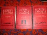 Istoria romanilor - Constantin Giurescu / 3 volume , an 2010