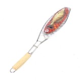 Gratar cu maner pentru peste, 55x11,5 cm