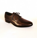 Pantofi barbati,Francesco Ricotti, negru,, 39, 41, Piele naturala