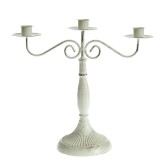 Sfesnic alb vintage cu 3 brate