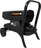 Tun de aer cald Stager PLUS-K80W pe motorina, 20 kW, 230V, 400 mc