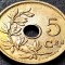 Moneda istorica 5 CENTIMES - BELGIA, anul 1922 *cod 3551 - BELGIE