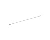 Spita din otel si niplu, 264 mm, 2 mm grosime, culoare argintiu, curbare 90&deg; Cod:AWR26264