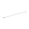 Spita din otel si niplu, 264 mm, 2 mm grosime, culoare argintiu, curbare 90&deg; Cod:AWR26264