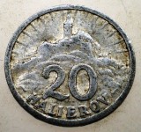 7.258 SLOVACIA WWII 20 HALIEROV 1942
