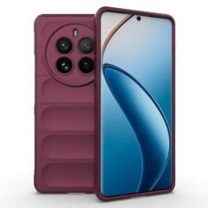 Husa pentru Realme 12 Pro / 12 Pro+ - Techsuit Magic Shield - Bordeaux