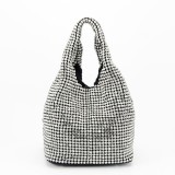 Geanta eleganta cu pietricele BJH-702 05 Negru