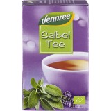 Ceai de Salvie Bio Dennree 20 plicuri, 30g - Natural, Calmanta, Digestiva, Antiseptica