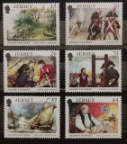 BC22, Jersey 1991, serie personalitati, picturi, corabii, uniforme militare, Nestampilat