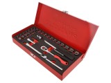 Set Chei Tubulare 6-Puncte 1/4" - 33 Bucăți - GEDORE