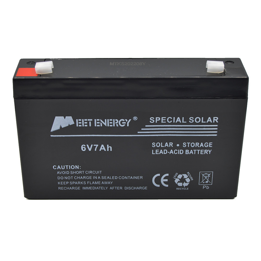 Baterie pentru panou solar, Meet Energy, 6V, 7Ah | Okazii.ro
