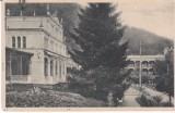 AMS @ - CP BAILE HERCULANE PARCUL SI SALONUL, 1934, circulata Vicovu de Sus spre Radauti, Bucovina, expediata lui Mitrofan Tanasiciuc