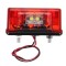 4 LED Lumpa numar de inmatriculare pentru Camioane Remorca Rosu 24v
