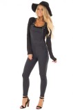 Q8-18 Salopeta lunga din denim