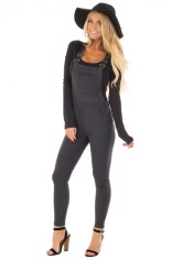 Q8-18 Salopeta lunga din denim