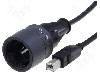 Conector {{Tip conector}}, {{Subtip conector}}, {{Numarul de pini}} pini, BULGIN - PXP6040/A/5M00
