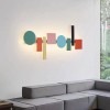 Aplica LED 108CM 76W, forme geometrice, lumina rece/calda/neutra