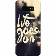 Husa silicon pentru Samsung Galaxy S10 Lite, Life Goes On foto