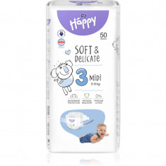 BELLA Baby Happy Soft&Delicate Size 3 MIdi scutece de unică folosință 5-9 kg 50 buc