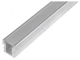 Profil Aluminiu &Icirc;ncastrat 2m pentru Module LED HR-LINE