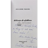 Declaratie de infidelitate (cu dedicatie) - 2024 - Anica Andrei-Fraschini (AR279)