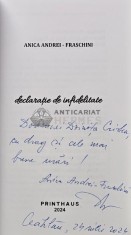 Declaratie de infidelitate (cu dedicatie) - 2024 - Anica Andrei-Fraschini (AR279)