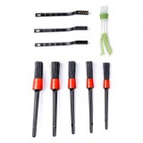 Set 8 Piese Detailing Auto Interior: Perii Curatare, Aspirator Aerisire, Microfibra - Kit Profesional Intretinere Auto