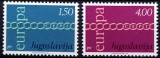 B1837 - Iugoslavia 1971 - Europa-cept 2v. neuzat,perfecta stare