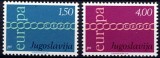 B1837 - Iugoslavia 1971 - Europa-cept 2v. neuzat,perfecta stare, Nestampilat