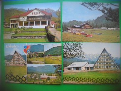 HOPCT LOT 3154 -CHEIA -JUD PRAHOVA- 4 CARTI POSTALE-CIRCULATE foto