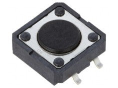 Micro&icirc;ntrerupător TACT SPST-NO 0,05A 24VDC SMD