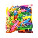 Set 100 Baloane Latex Punch Ball Multicolor Atom Balon 45cm Aniversare Copii Petrecere