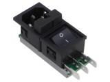 Tată Montare Panou SCHURTER 6424.0253.30 Snap-in 125V 10A
