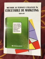 Iacob Catoiu - Metode si tehnici utilizate in cercetarile de marketing