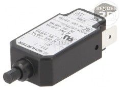 &Icirc;ntrerupător de supracurent Unom 240VAC 48VDC 4,5A SPST MCB