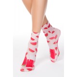 Șosete haioase cu model pepene, Conte Fantasy 013 - Multicolor, 36-39 (23-25)
