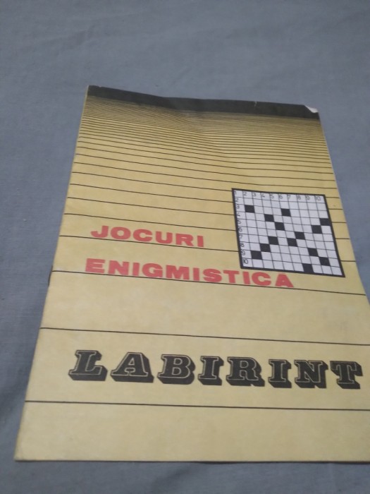 REVISTA REBUS LABIRINT NOU FOARTE VECHI